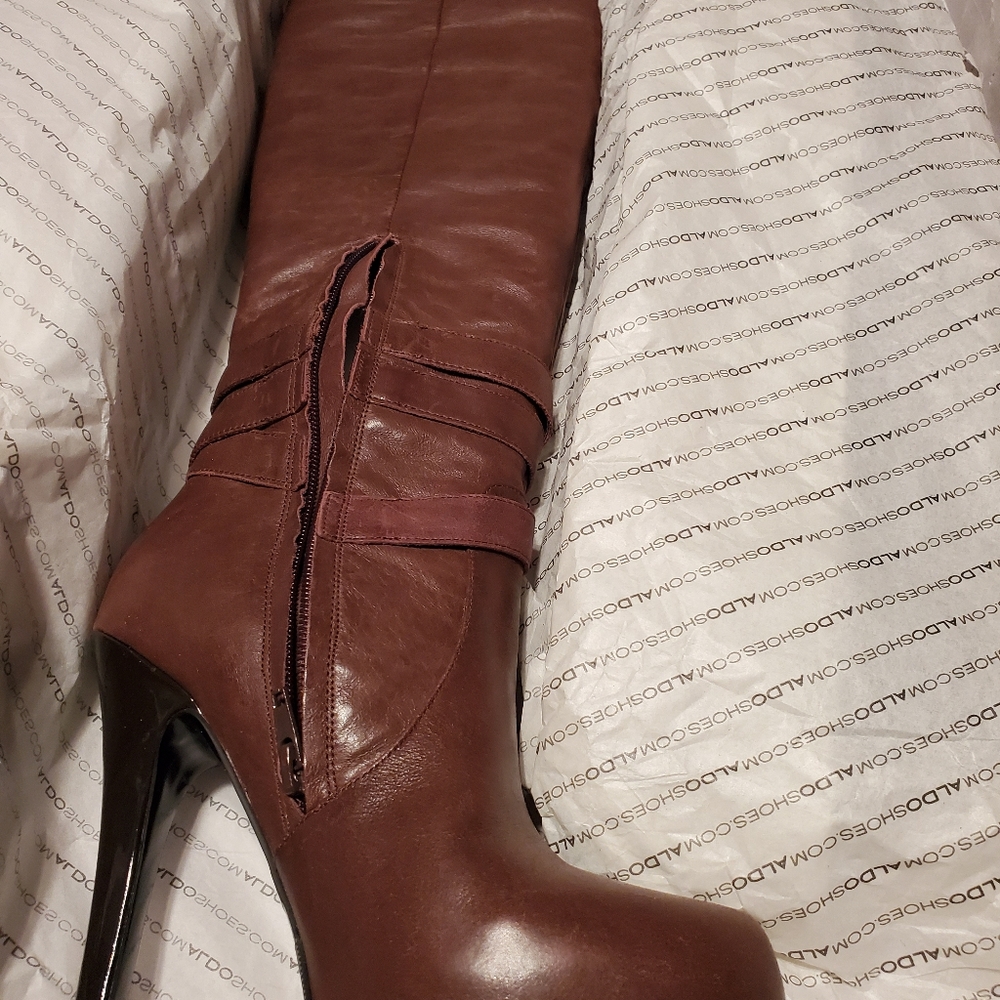 Aldo tall leather  boots - Picture 2 of 4